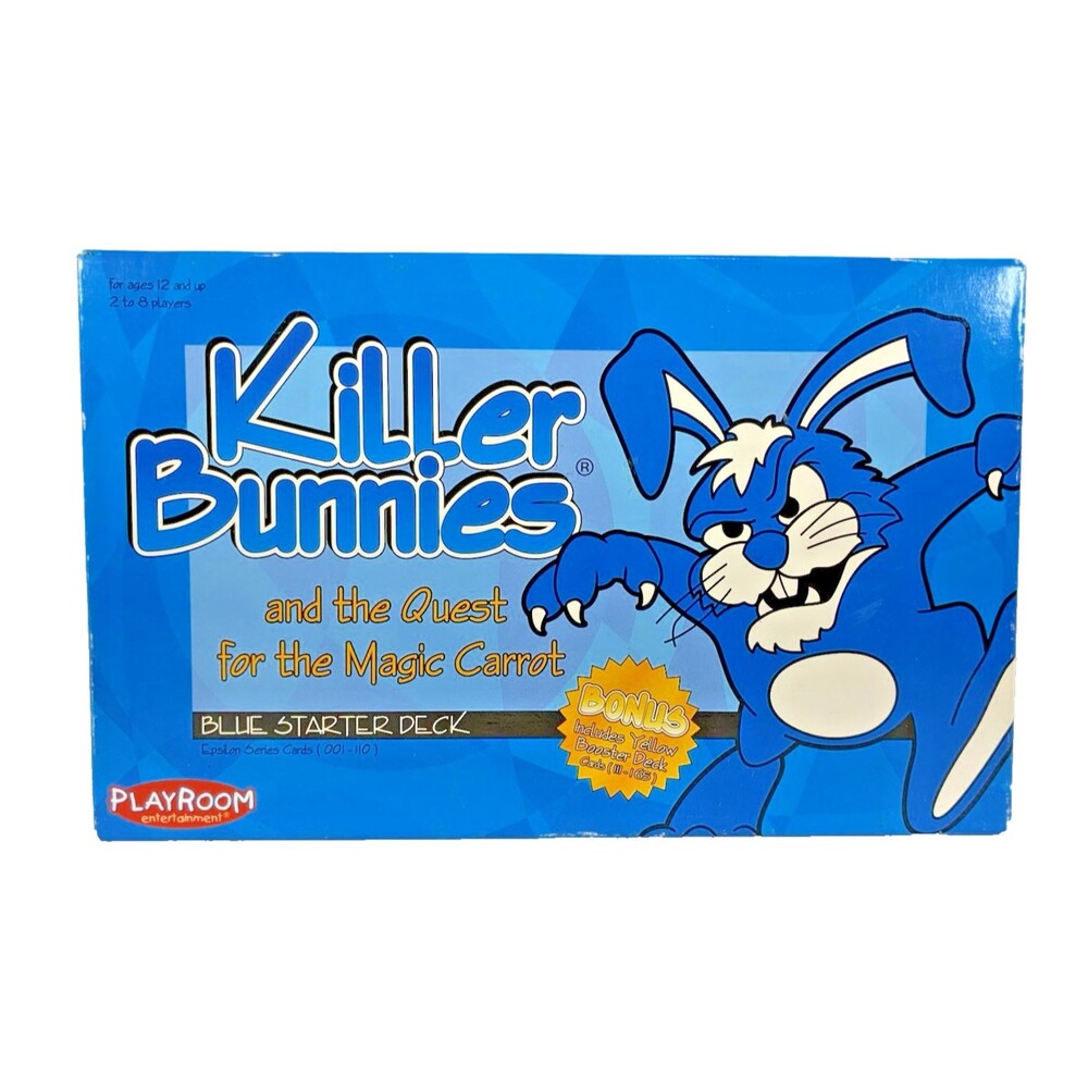 Killer Bunnies & The Quest For The Magic Carrot 2002 Play Room Card Game